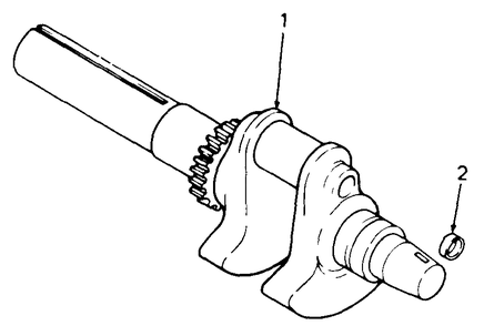 Crankshaft Diagram and Parts List for 2284 864501-899000-145734100-146734100-14A734100 Cub Cadet Lawn Tractor